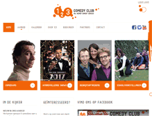 Tablet Screenshot of 123comedyclub.be